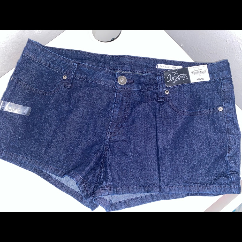 City Streets Denim Jean Shorts